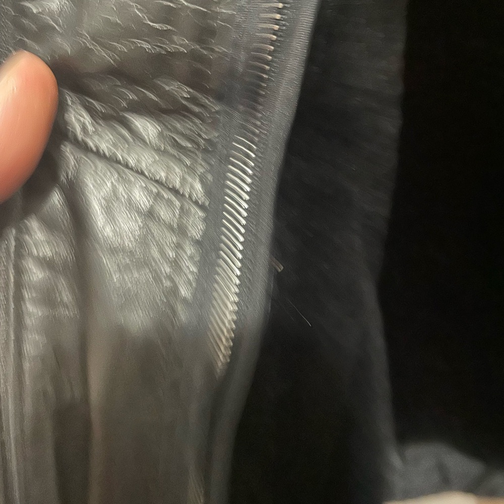 Black Leather Jacket with Snap Button - image 6